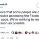Illustration for article titled Relatable: Facebook's 'Family of Apps' Is Struggling Today